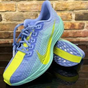 Women's 7 -  Nike Pegasus Plus Running Shoes FQ7261 401  Blue Green Yellow